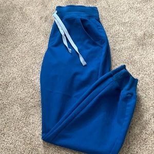 Figs royal blue joggers